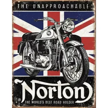 Plechová cedule Plechová cedule motorka Norton