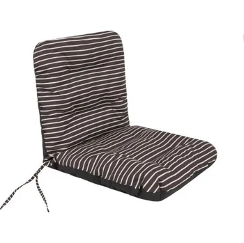 Polštář Polštář na lehátko/židle NATALIA pásky, hnědý