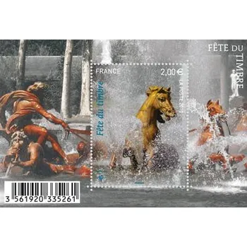 Poštovní známka Post France (2010) MiNr. 4836 ** BL 125 - Francie - Fête du Timbre 2010, Apolónova kašna v paláci ve Versailles
