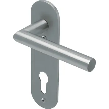 Dveřní kování Dveřní štítové kování Cobra VISION PZ 72 mm, PB3.0, krátký štít, IN nerez