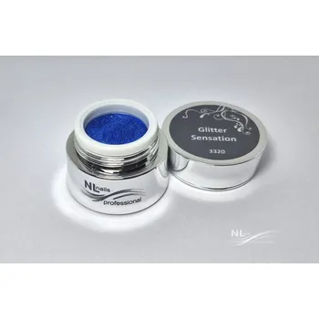 NL nails professional UV,LED barevný gel GLITTER SENSATION 5ml