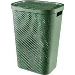 CURVER Koš na špinavé prádlo INFINITY 60L recyklovaný plast zelený