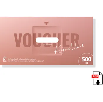 Dámský parfém Dárkový poukaz - 500 Kč (PDF)
