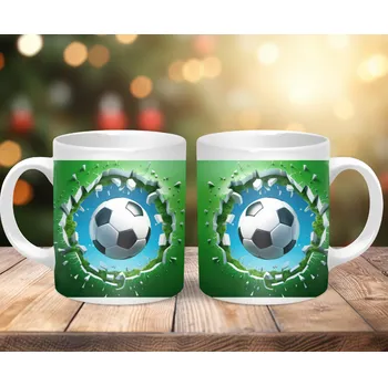 Hrnek 330ml,FOTBAL - míč , cena za 1 ks