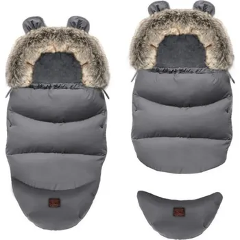 Spacák Dětský spací pytel TEDDY GROW-UP - tmavě šedý