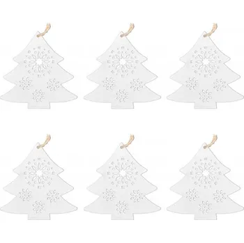 Vánoční ozdoba Závěsné Vánoční stromky 300878 (2ks)