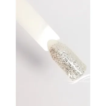 NL nails professional UV, LED barevný gel GLITTER SILVER ICE 5ml