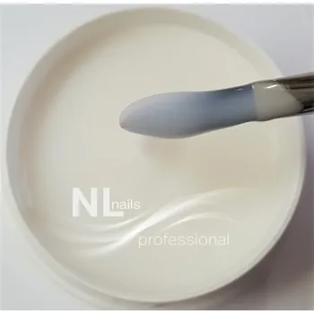 NL nails professional UV,LED lesk GLANZ SHINE WHITE MILK 15ml