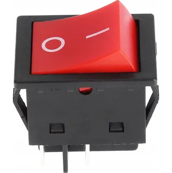 vypínač SPÍNAČ KCD4 KCD PODSVÍCENÝ KOLÉBKOVÝ 30A/250V