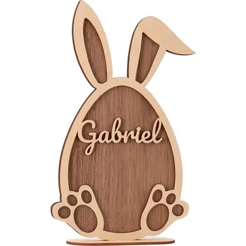 Velikonoční dekorace Velikonoční dekorace se jménem - zajíček