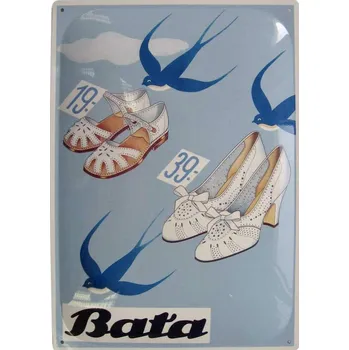 Plechová cedule Plechová cedulka Baťa Ples Vlaštovky