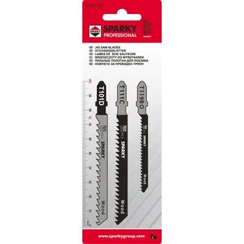 Pilový plátek Pilový List T do přímočaré pily T119BO T311C T101D, 3 ks sada na dřevo