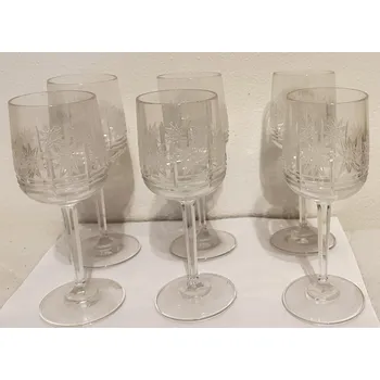 Sklenice Skleněné broušené sklenice