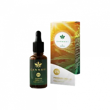 CBD Cannavi by Nutrivi CBD+ Oil Full Spectrum 5% - 10ml 12/23