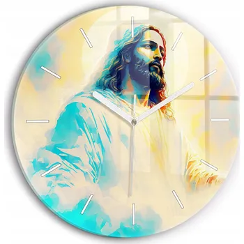 Hodiny Nástěnné hodiny SacroArte modré 30 cm