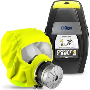 Dräger úniková maska PARAT 7520 Soft Pack Filtrační únikova kukla ochranna před požárem a úniku plynu. Životnost 16&nbsp;let