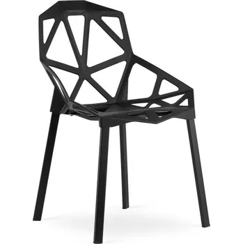 Set tří židlí ESSEN černé (3ks)