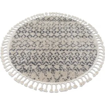Koberec Koberec BERBER AGADIR G0522 kruh krém / šedý Fredzle berber marokánský