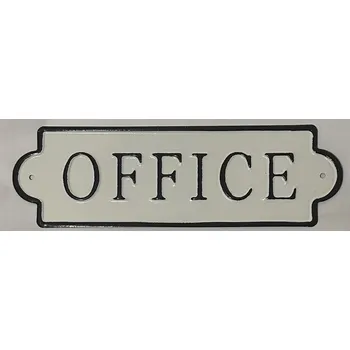 Plechová cedule Kovová cedulka Office
