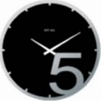 Hodiny Skleněné hodiny na zeď Five