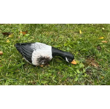 Zahradní dekorace Keramická husa s ohnutou hlavou