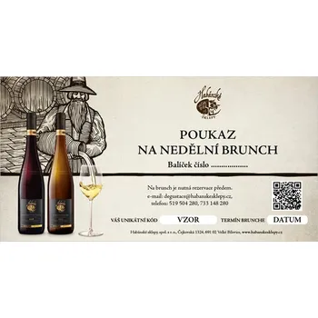 Brunch balíček č.1 s přívlastkovými víny Habánské sklepy