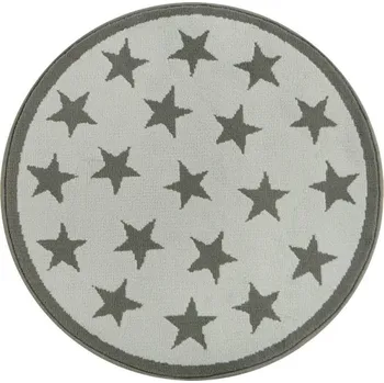 Koberec Dětský koberec LUNA 533909/89911 hvězdičky, šedý