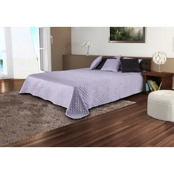 Přehoz na lůžko Saténový přehoz Palermo lila