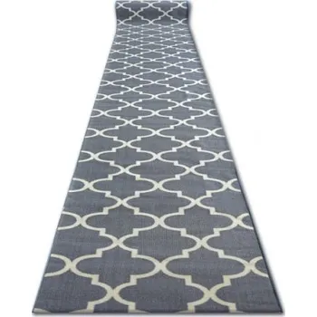 Koberec Protiskluzový běhoun Maroko šedý TRELLIS 30352