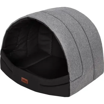 Pelíšek pro psa Bouda pro psa SUFLERA R3 tmavě šedá ekolen