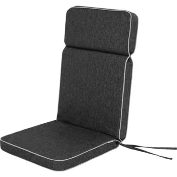 Polštář Polštář na zahradní židli ELIZA ekolen, černý