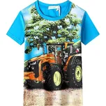 CHLAPECKÉ TRIČKO tyrkysové Kugo FC0372 (Chlapecké tričko krátký rukáv)