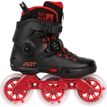 Kolečkové brusle Kolečkové brusle Powerslide Next Black Red 110 Trinity, 46-47, 3x, 110 Powerslide