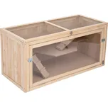 TIAKI Dřevěná klec pro křečky 115 x 50…