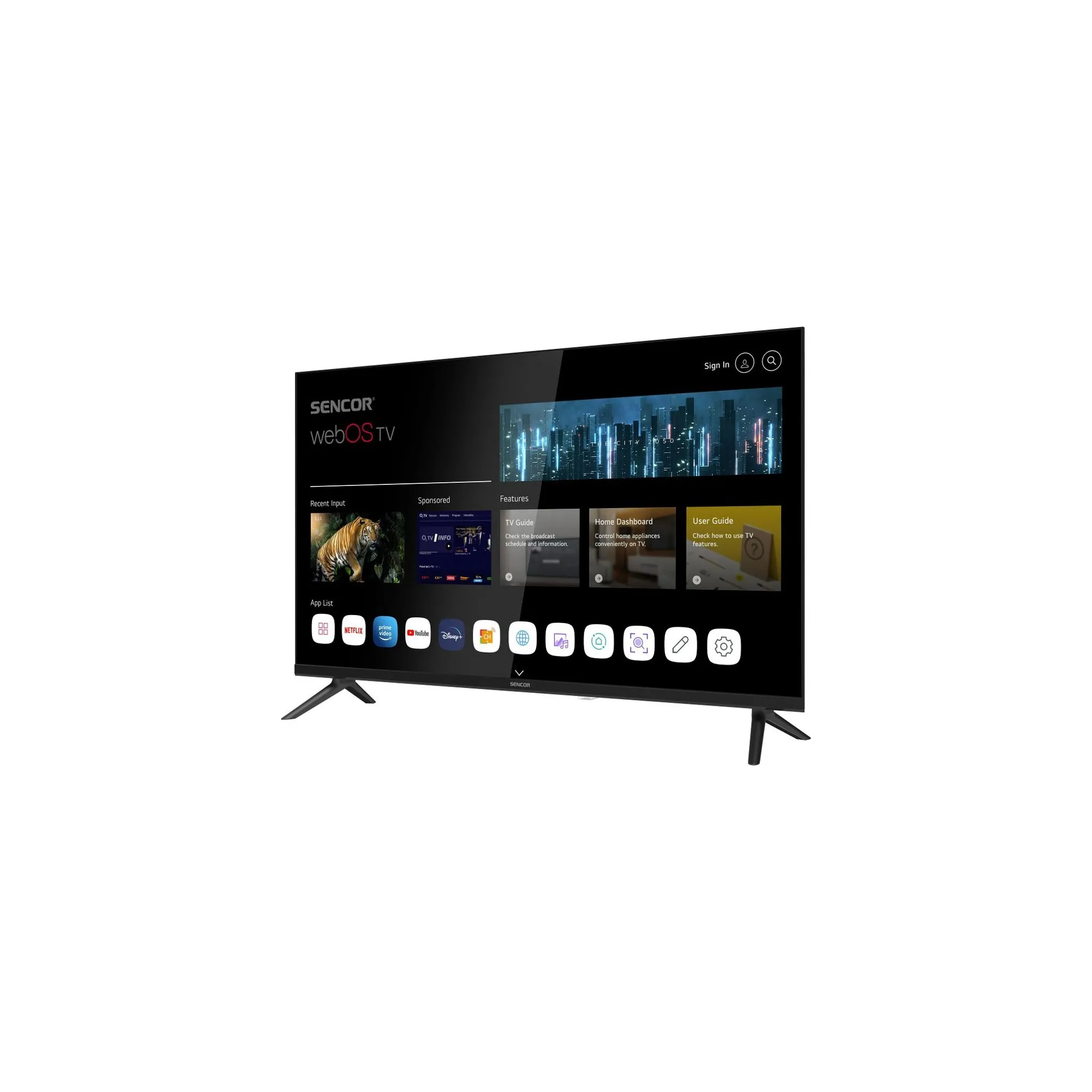 Fotografie 2 - Televizor Sencor 32" LED (SLE 32S803B)