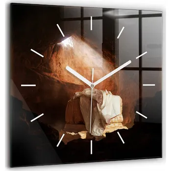 Hodiny Nástěnné hodiny SacroArte černé 60 cm