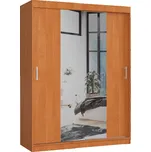 Šatní skříň s posuvnými dveřmi 150 cm CLP olcha