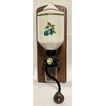 Kuchyňský mlýnek Porcelánový mlýnek na zeď Ovoce Švestky