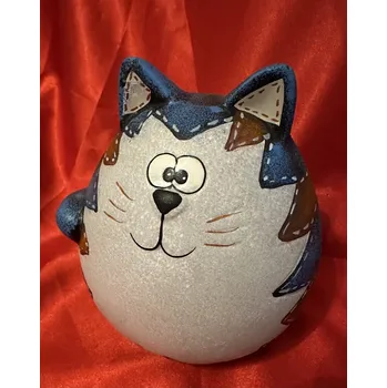 Pokladnička Pokladnička Kočka modrá