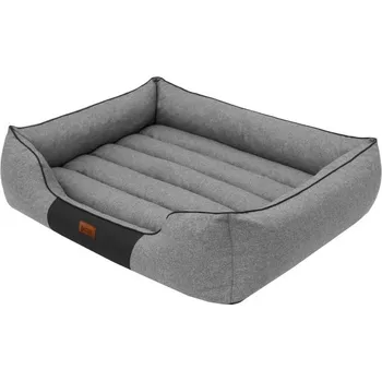 Pelíšek pro psa Pelíšek COMFORT L tmavě šedý ekolen
