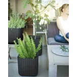 KETER Květináč CUBE PLANTER L - antracit