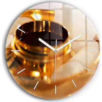 Hodiny Nástěnné hodiny SacroArte žluté 60 cm