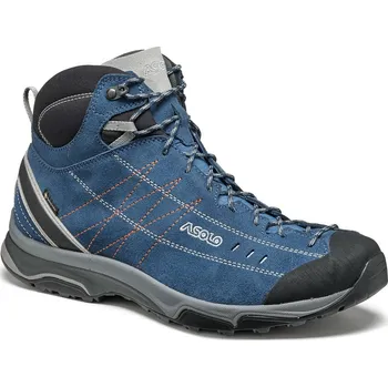 Pánská treková obuv Asolo Nucleon Mid GV MM - pánské boty Barva: Denim Blue/Night Blue, Velikost: 9,5