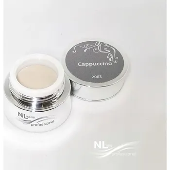 NL nails professional UV, LED barevný gel CAPPUCCINO 5ml