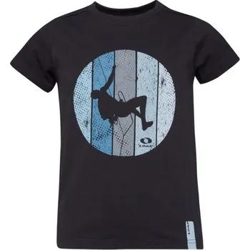 Chlapecké tričko Chlapecké tričko LOAP BOORT 122/128 Černá, Světle modrá