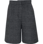 ŠORTKY DKNY PLEATED SHORTS GRY/BLK