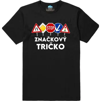 Pánské tričko Pánské tričko Značkové tričko (Velikost: XXL, Barva: Černá)