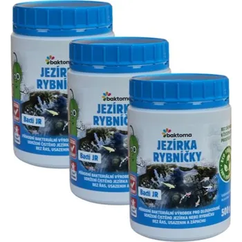 Zahradní jezírko Baktoma Bacti JR - Bakterie do jezírka - 0,5kg BACTI JR - AKCE: 3 x 0,5 kg + doprava zdarma !