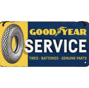 Plechová cedule Plechová cedule Good year service