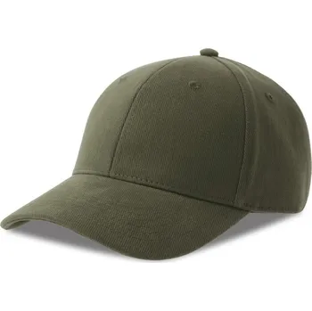 Pracovní přilba Atlantis Headwear Kšiltovka Pilot-S, těžká bavlna, 6 panelová COT33027355099-olive Olivová UNI